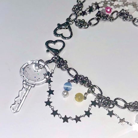 SG HEART wallet chain(チャームあり)