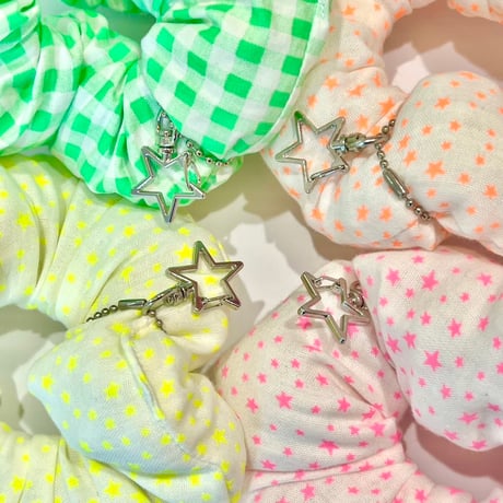 Star Charm Twinkle Mood Scrunchie★⁺˳✧༚