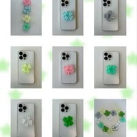 normal)lucky clover grip tok🍀/ノーマル)ラッキークローバースマホグリップトック