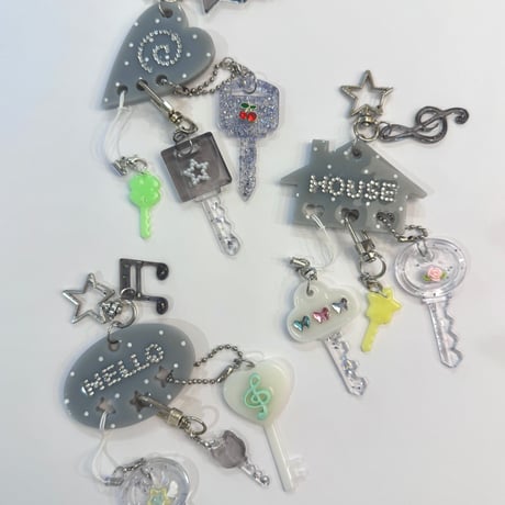 kirakira dot key ring🗝★