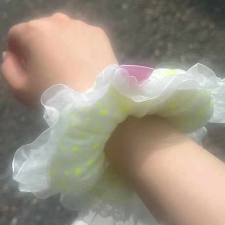 Twinkle Mood Lace Scrunchie★⁺˳✧༚