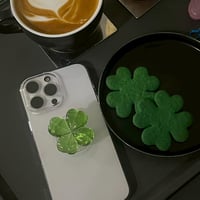 MagSafe) lucky clover grip tok🍀/マグセーフ)ラッキークローバースマホグリップトック