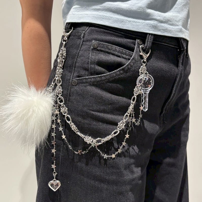 値下げ不可　thevirgins ハート　ウエストチェーン　Sサイズ　箱付き SG HEART wallet chain(チャームなし) | sister g