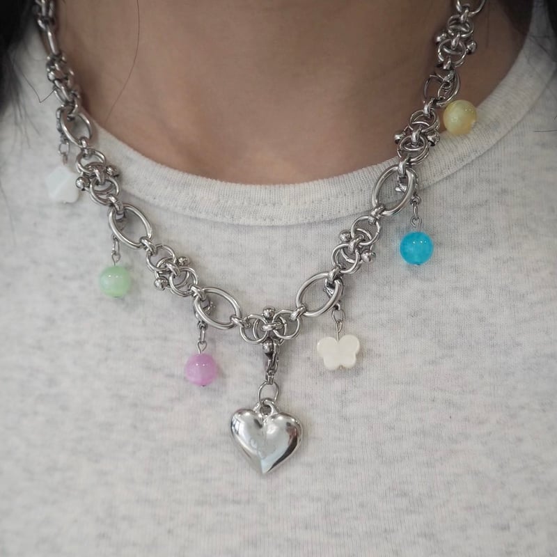 ●美中古トラヴィスワーカー MINI SACRED HEART CHARM G有 MUVEIL ミュベール グランマチャーム