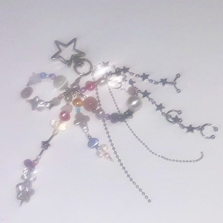 桃syrup pearl strap🍑ᐝ/桃シロップパールストラップ