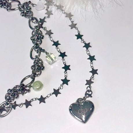 SG HEART wallet chain(チャームあり)