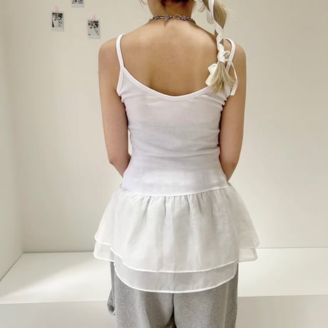 tiered balloon camisole