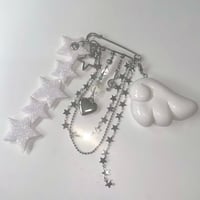 Angel star⭐︎×♾️ pin keyring