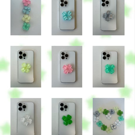 MagSafe) lucky clover grip tok🍀/マグセーフ)ラッキークローバースマホグリップトック