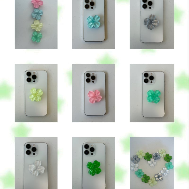 MagSafe) lucky clover grip tok🍀/マグセーフ)ラッキークローバー