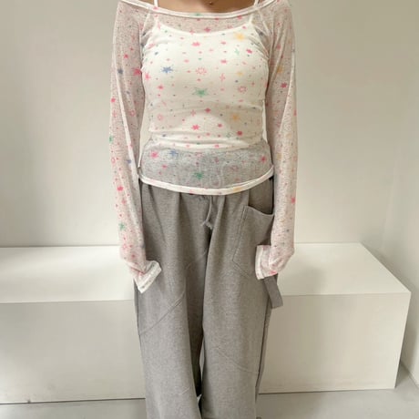 star summer mesh tops