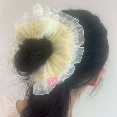 Twinkle Mood Lace Scrunchie★⁺˳✧༚