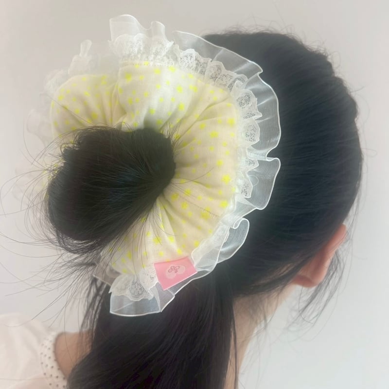 TYPESERVICE ♥ Lace Scrunchie /追跡付 Twinkle Mood Lace Scrunchie☆⁺˳✧༚ | sister g