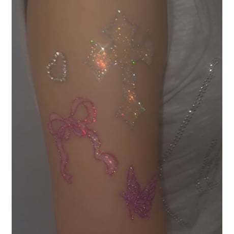 Fairy Cross🎀🍓body jewelry sticker