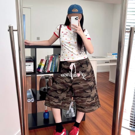 sweet & street camo shorts💗