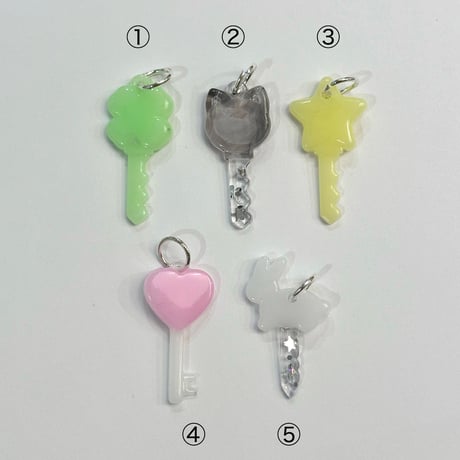 secret key🔑選べるkey charm