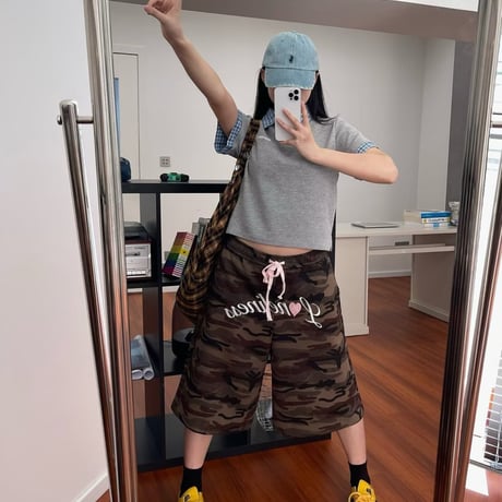 sweet & street camo shorts💗