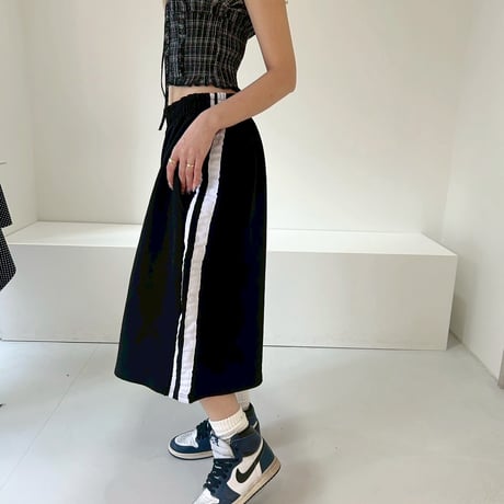 side-stripe oversized bermuda shorts