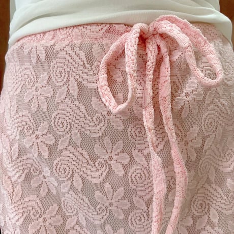 flower lace skirt