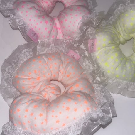 Twinkle Mood Lace Scrunchie★⁺˳✧༚