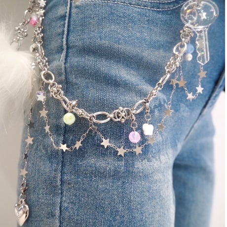 SG HEART wallet chain(チャームあり)