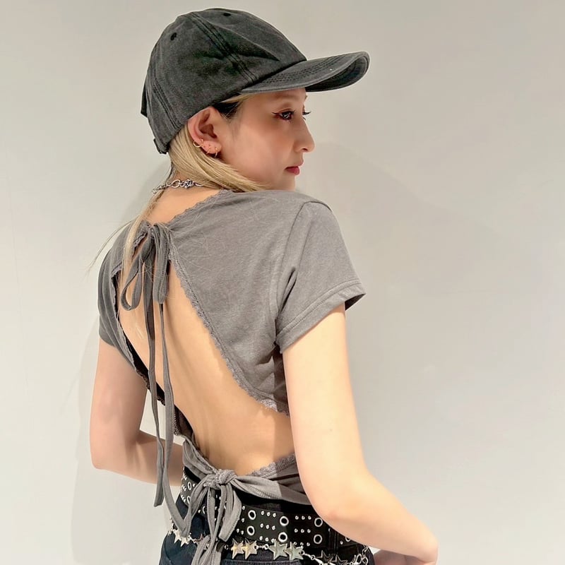 back twin ribbon tee | sister g