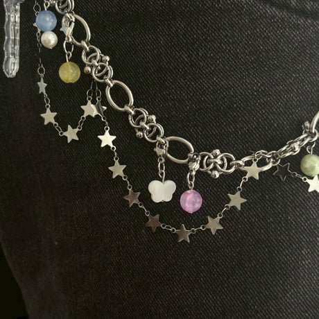 SG HEART wallet chain(チャームあり)