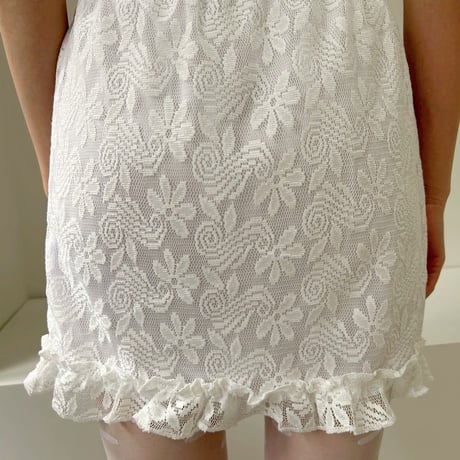 flower lace skirt