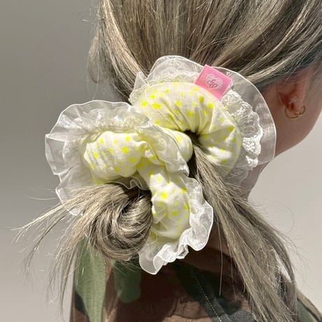 Twinkle Mood Lace Scrunchie★⁺˳✧༚