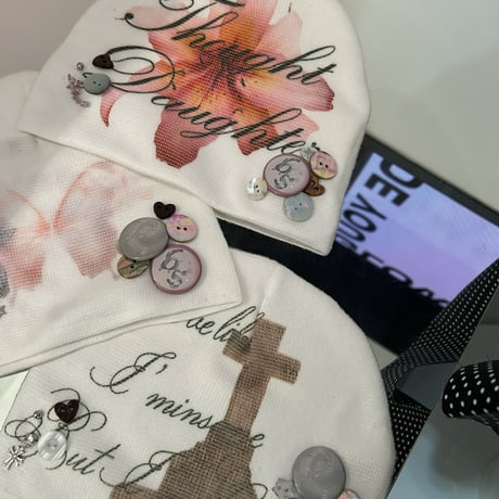 Button beanie 🤍