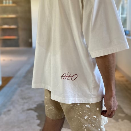 "ichiro yamaguchi print" unisex oversize T shirts