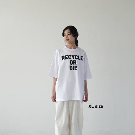 BIG T-shirts 半袖 "RECYCLE OR DIE "