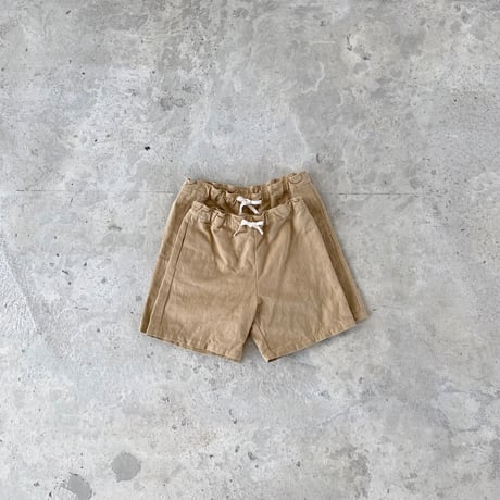 コットン×和紙のショートパンツ（ペンキオプション）