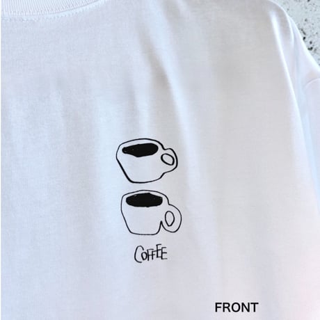 BIG T-shirts 半袖 “BACK COFFEE”