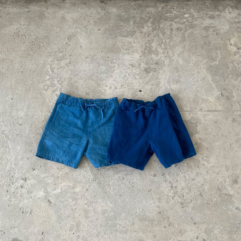 【送料関税込み】コットンショートパンツ コットン×和紙のショートパンツ