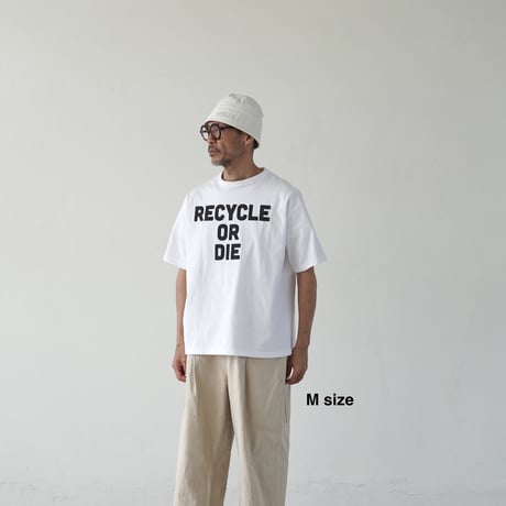 BIG T-shirts 半袖 "RECYCLE OR DIE "