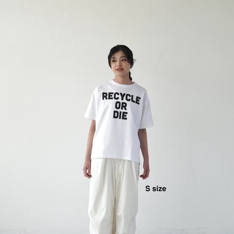 BIG T-shirts 半袖 "RECYCLE OR DIE "