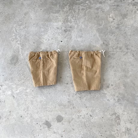 コットン×和紙のショートパンツ（ペンキオプション）