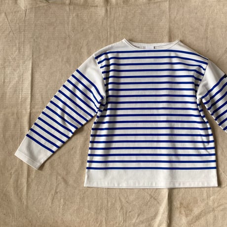 G.F.G.S.× ei-to blue Border T shirts "NAVAL relax"