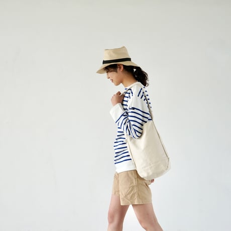 G.F.G.S.× ei-to blue Border T shirts "NAVAL relax"