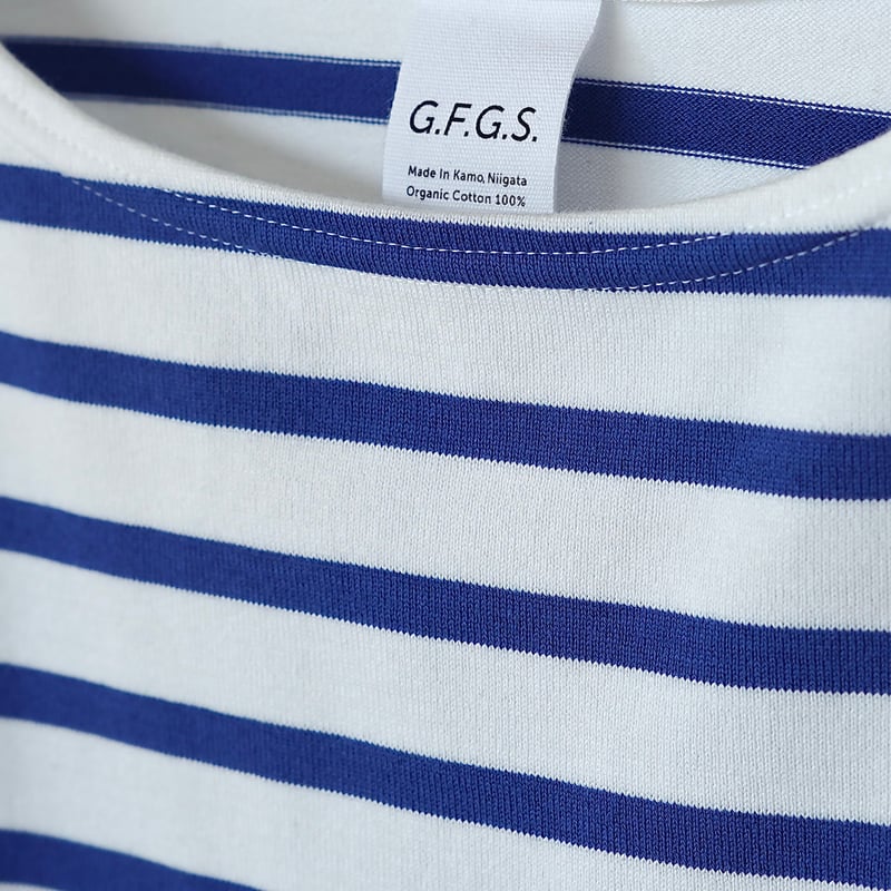 蒼　FRENCH BORDER T-SH G.F.G.S.× ei-to blue Border T shirts 