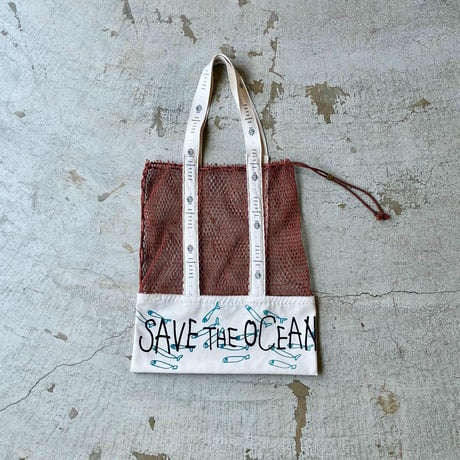 SAVE THE OCEAN BAG  L トートバッグ