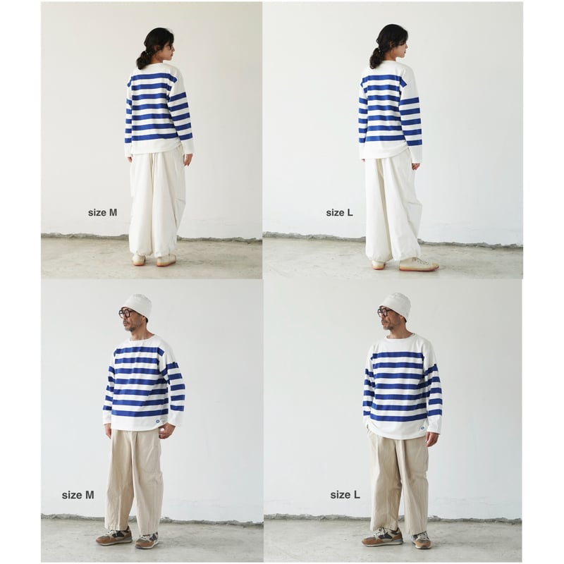 G.F.G.S.× ei-to blue Border T shirts 