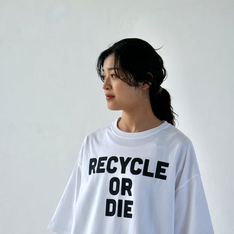 BIG T-shirts 半袖 "RECYCLE OR DIE "