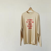 BIG T-shirts 長袖 "message "