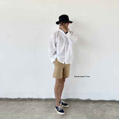 コットン×和紙のショートパンツ（ペンキオプション）