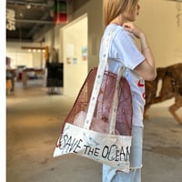 SAVE THE OCEAN BAG  L トートバッグ