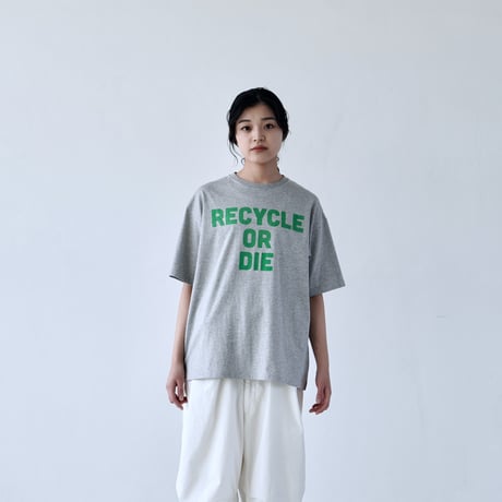 BIG T-shirts 半袖 "RECYCLE OR DIE "