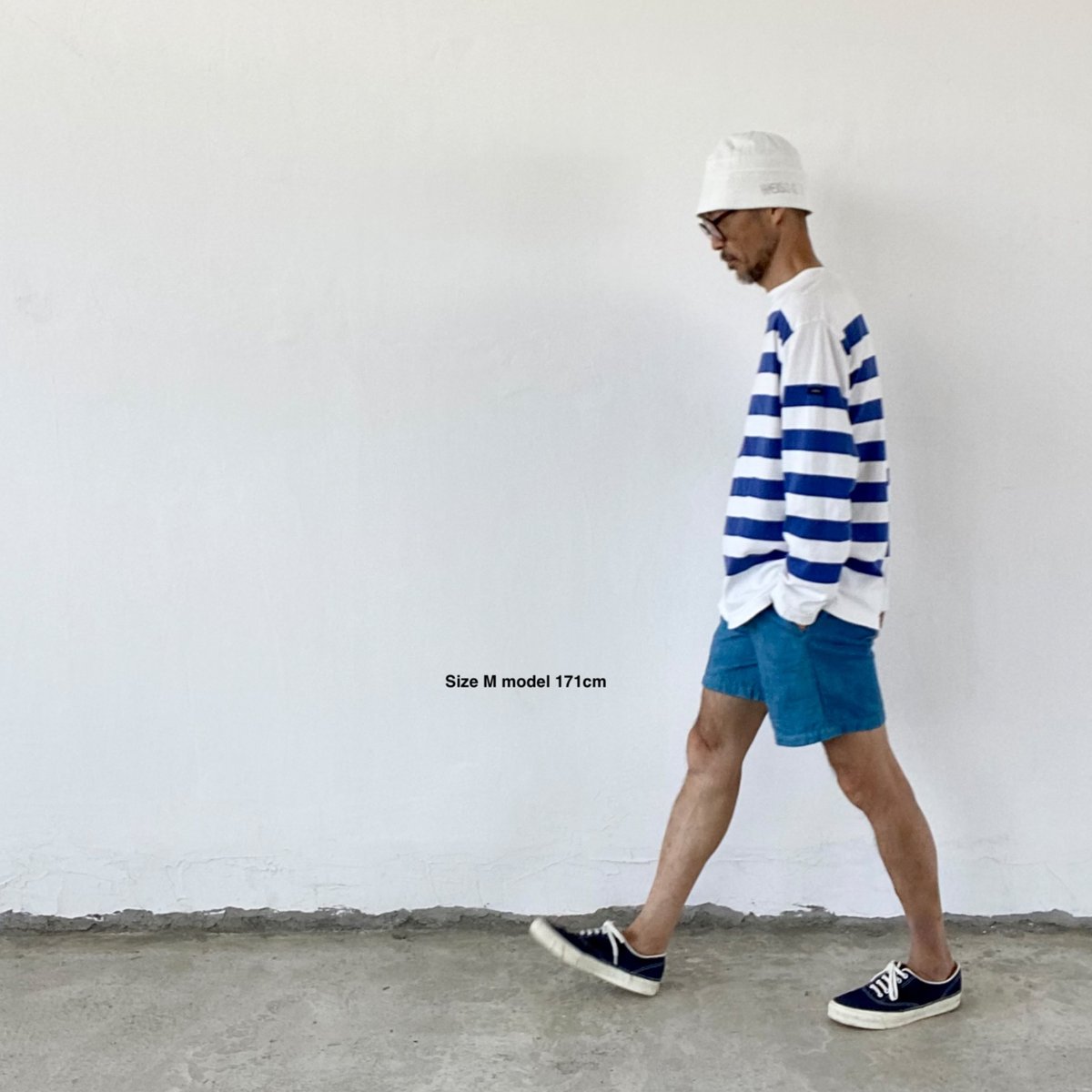 コットン×和紙のショートパンツ 