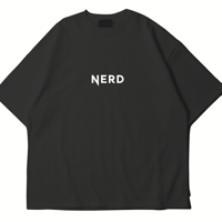 NERD Tシャツ ビックシルエット（ブラック）